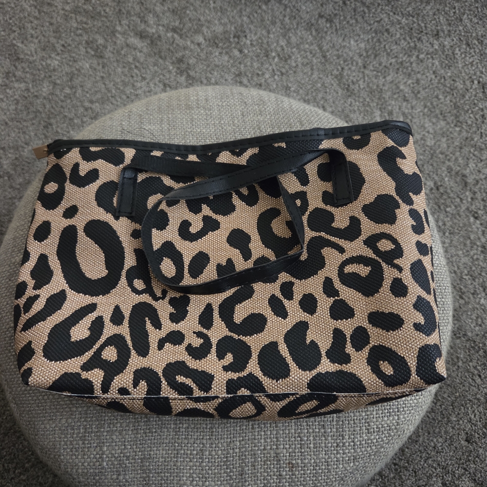 Leopard Print Tote Bag